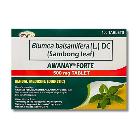 sambong tablet benefits|Sambong (Blumea balsamifera) .
